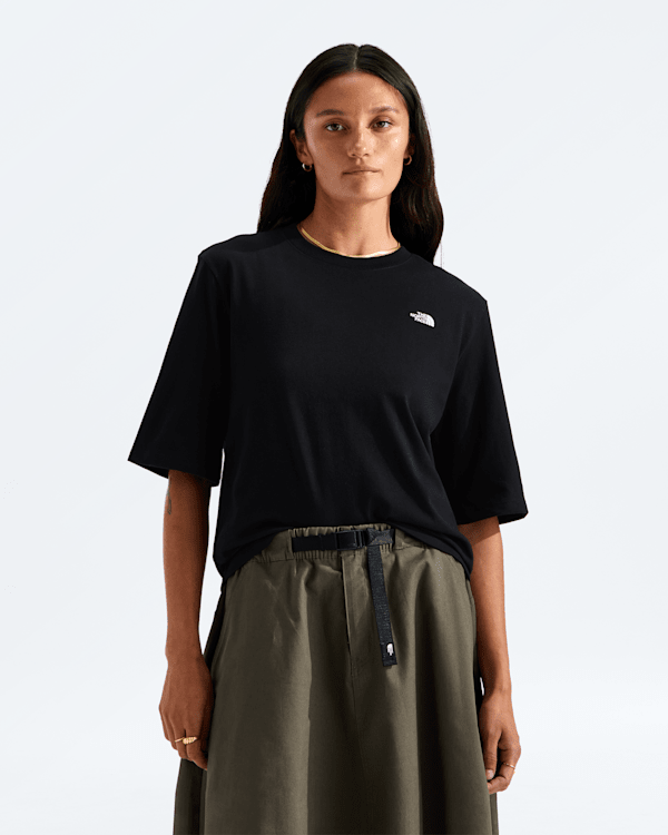 The North Face Women’s TNF™ Essential Simple Dome Boxy Relaxed Short-Sleeve T-Shirt (Size: Small): Black