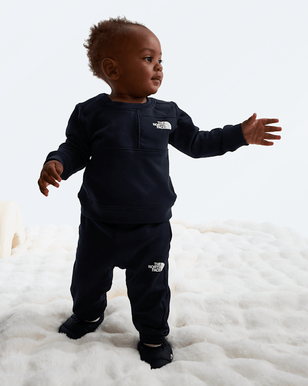The North Face Baby TNF™ Performance Fleece Set (Size: 18-24M): Black