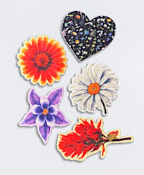 Floral Patches 5-Pack