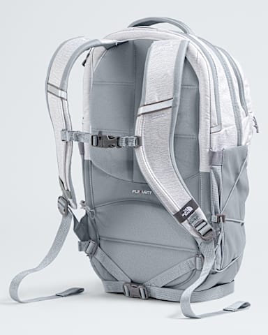 Womens Borealis Backpack 27L TNF TNF White Metallic MelangeMid Grey BACK