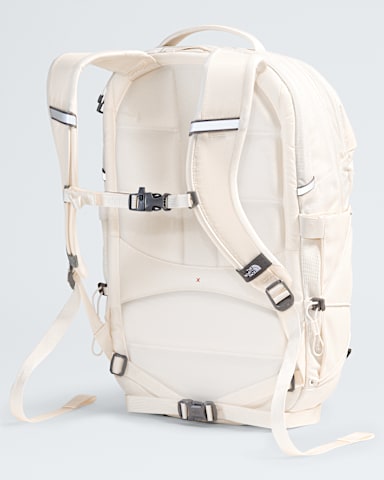 Womens Borealis Luxe Backpack  27L TNF Gardenia WhiteBurnt Coral Metallic BACK
