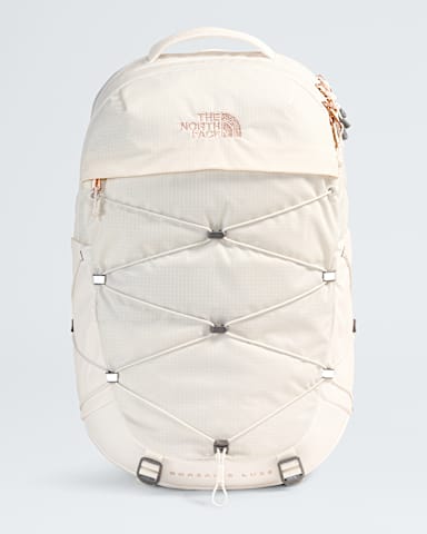 Womens Borealis Luxe Backpack  27L TNF Gardenia WhiteBurnt Coral Metallic HERO
