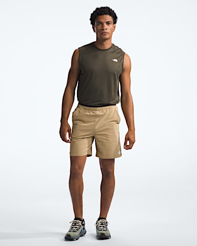 Mens Wander Short 20 TNF Khaki Stone HERO2