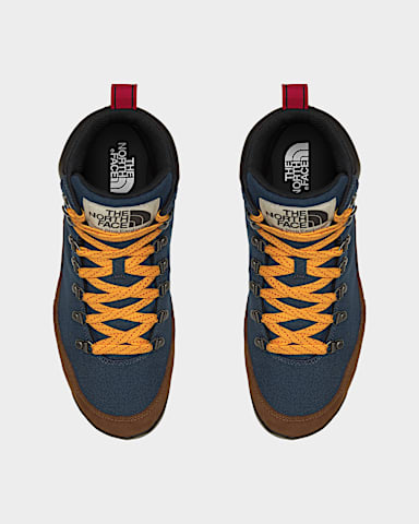 Mens BackToBerkeley IV Textile Waterproof Boots TNF Shady BlueBrown DETAILINSTEP