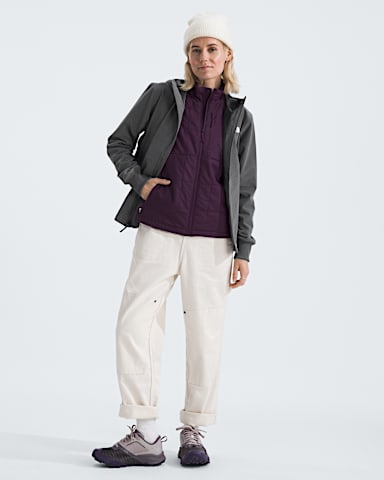 Chandail  capuchon Shelbe Rachel pour femmes TNF Bruyere Perle Fumee HERO2