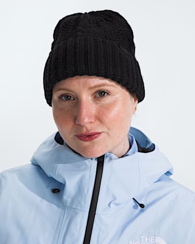 Womens Oh Mega Beanie TNF TNF BlackTNF Black MODELBACK