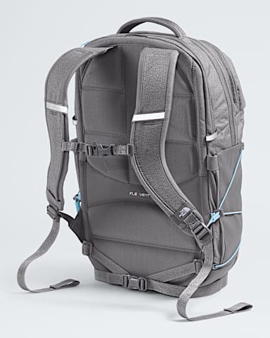 Womens Borealis Backpack 27L TNF Zinc Grey Dark HeatherPowder Blue BACK