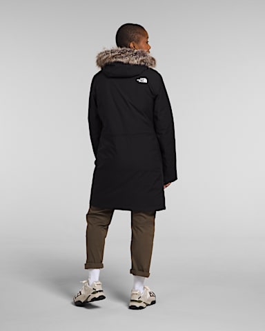 Womens Arctic Parka TNF TNF Black BACK