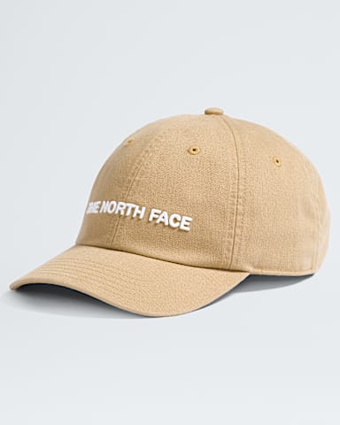 Roomy Norm Hat TNF Washed Khaki StoneHorizontal Logo HERO