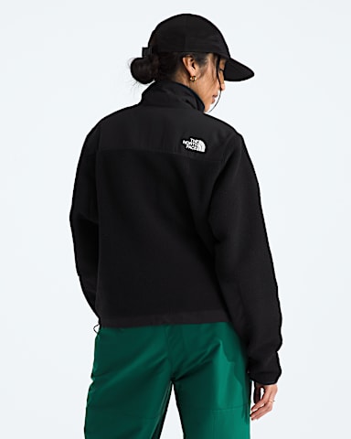 Womens Retro Denali Jacket TNF TNF Black BACK