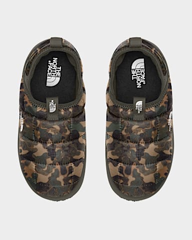 Youth THERMOBALL Traction Mules II TNF Utility Brown Camo Texture PrintNew Taupe Green DETAILINSTEP