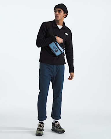 Chandail en molleton Cedar Trail Grid zipp pour hommes TNF Noir TNF HERO2