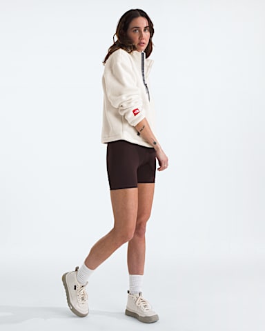 Chandail TNF Fleeski demiglissire pour femmes TNF Dune Blanche HERO2