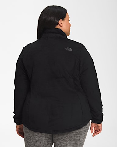 Womens Plus Osito Jacket TNF TNF Black BACK