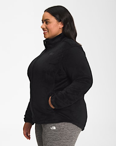 Womens Plus Osito Jacket TNF TNF Black MODEL34