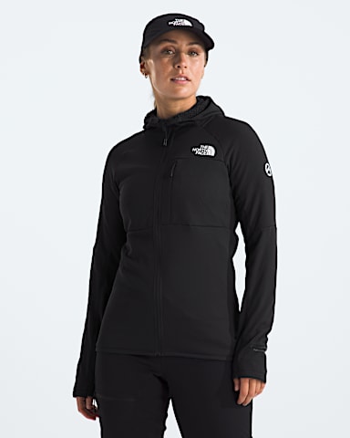 Womens Summit Series FUTUREFLEECE FullZip Hoodie TNF TNF Black Main