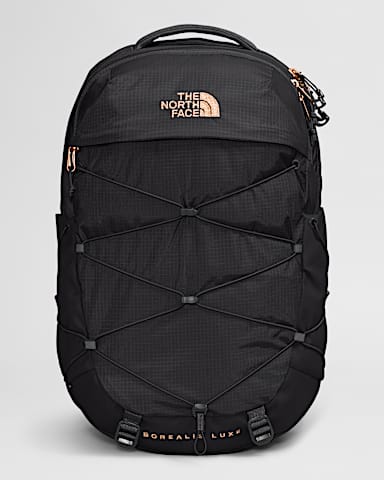 Womens Borealis Luxe Backpack  27L TNF TNF BlackBurnt Coral HERO