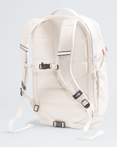 Womens Surge Luxe Backpack 31L TNF Gardenia WhiteBurnt Coral Metallic BACK