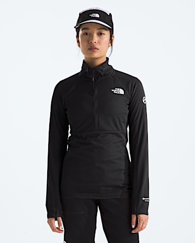 Womens Summit Series FUTUREFLEECE LT Zip TNF TNF Black Main