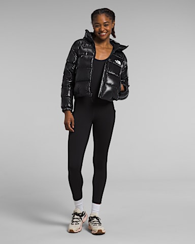 Womens Hydrenalite Down Hoodie TNF TNF Black Shine HERO2
