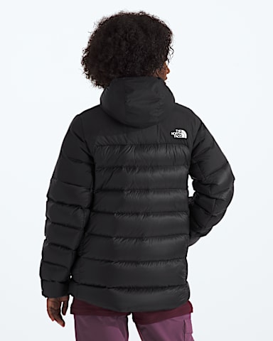 Womens Kalix Down Hoodie TNF TNF Black BACK