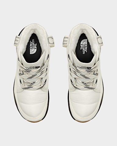 Bottes impermables ThermoBall Lace Up Luxe pour femmes TNF Blanc GardeniaNoir TNF DETAILINSTEP