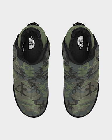 Mens THERMOBALL Traction Booties TNF Thyme Brushwood Camo PrintTNF Black DETAILINSTEP