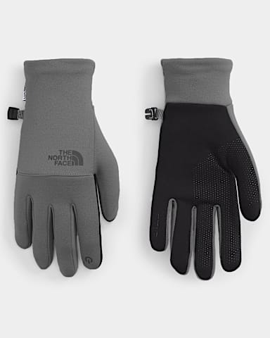 Womens Etip Recycled Gloves TNF TNF Medium Grey Heather HERO
