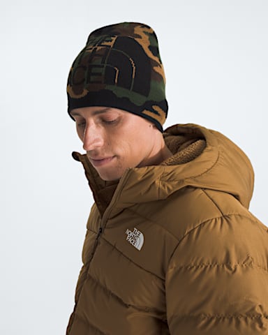 Reversible Highline Beanie TNF TNF Black TNF Camo PrintTNF Black MODELBACK