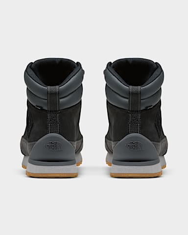 Mens BackToBerkeley IV Leather Waterproof Boots TNF TNF BlackAsphalt Grey BACK