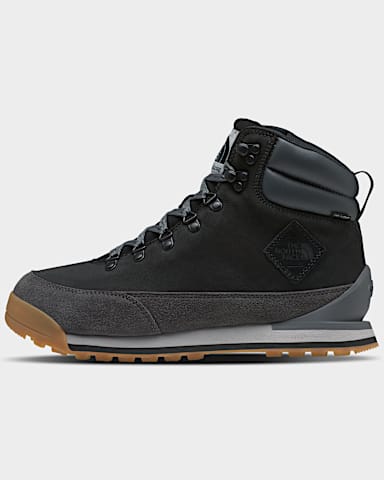 Mens BackToBerkeley IV Leather Waterproof Boots TNF TNF BlackAsphalt Grey HERO