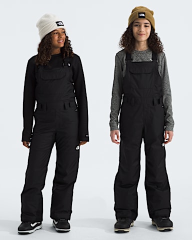 Boys  Girls Freedom Insulated Bibs TNF TNF Black Main