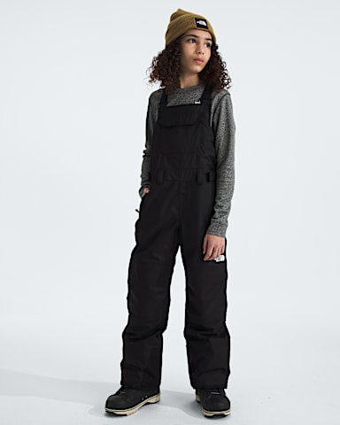 Boys  Girls Freedom Insulated Bibs TNF TNF Black HERO2
