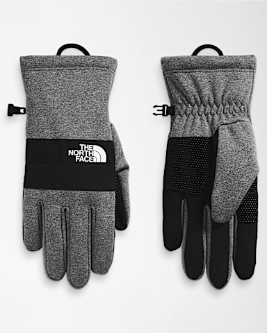 Mens Sierra Etip Gloves TNF TNF Medium Grey Heather HERO