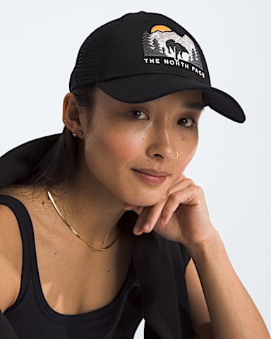 Casquette Mudder Trucker brode TNF Noir TNFNoir TNFGraphique Ours MODELBACK