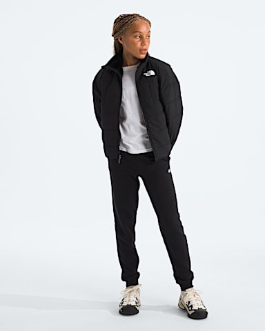 Girls Reversible Shasta FullZip Jacket TNF TNF Black HERO2