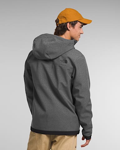 Mens Apex Bionic 3 Hoodie TNF TNF Dark Grey Heather BACK