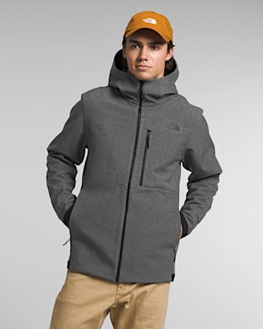 Mens Apex Bionic 3 Hoodie TNF TNF Dark Grey Heather Main