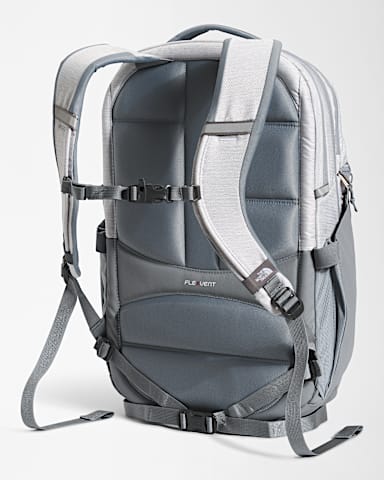 Womens Surge Backpack 31L TNF TNF White Metallic MelangeMid Grey BACK