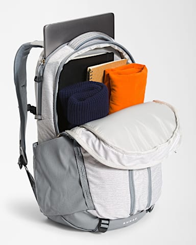 Womens Surge Backpack 31L TNF TNF White Metallic MelangeMid Grey INT