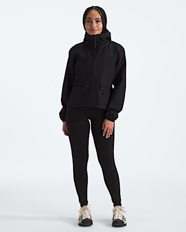 Womens Daybreak Rain Jacket TNF TNF Black HERO2