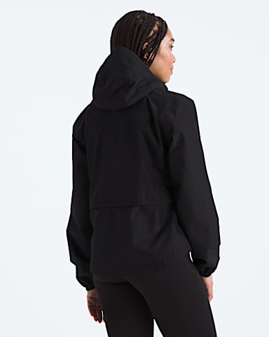 Womens Daybreak Rain Jacket TNF TNF Black BACK