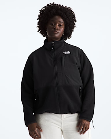 Womens Plus Retro Denali Jacket TNF TNF Black Main