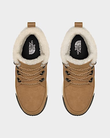 Womens Sierra Mid Lace Waterproof Boots TNF Almond ButterTNF Black DETAILINSTEP