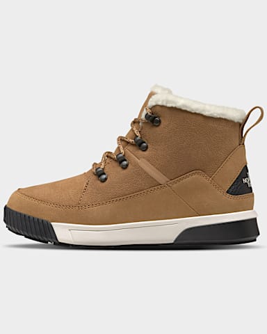 Womens Sierra Mid Lace Waterproof Boots TNF Almond ButterTNF Black HERO