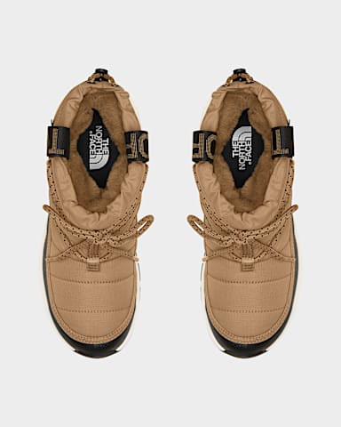 Womens THERMOBALL Lace Up Waterproof Boots TNF Almond ButterTNF Black DETAILINSTEP