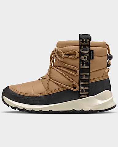 Womens THERMOBALL Lace Up Waterproof Boots TNF Almond ButterTNF Black HERO