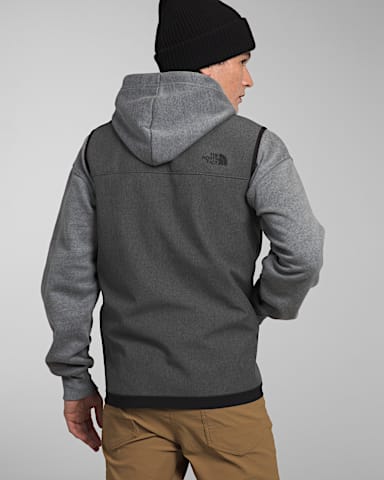 Mens Apex Bionic 3 Vest TNF TNF Dark Grey Heather BACK