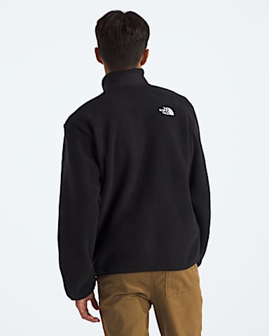 Veste fermeture clair intgrale Yumiori pour garons TNF Noir TNF BACK