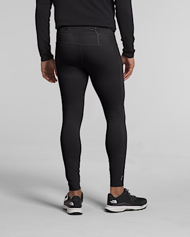 Mens Winter Warm Pro Tights TNF TNF Black BACK